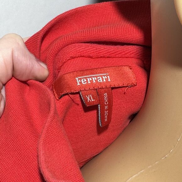 Ferrari Puma Scuderia Red Track Jacket Men’s XL Full Zip F1 Racing Logo EUC - Picture 9 of 13